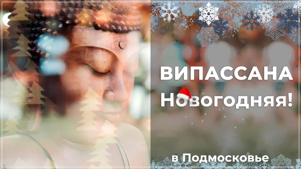 Новогодняя випассана 2026 Випассана на Новогодних праздниках 2026